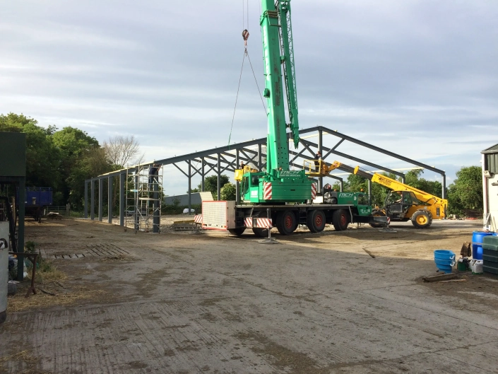 Heavy machinery and steelwork construction projects, providing expert engineering solutions for large-scale industrial and commercial developments.